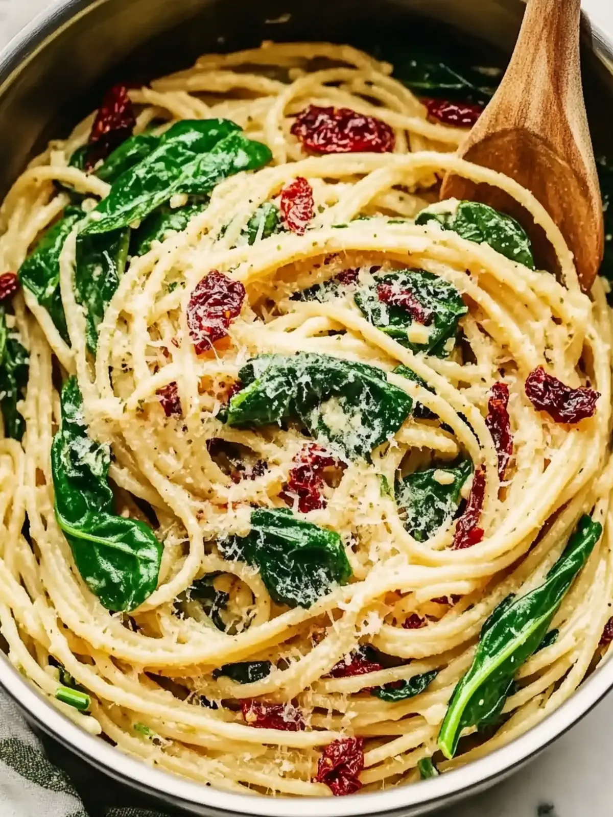 Spicy Spinach and Sun Dried Tomato Pasta for Quick Weeknight Joy 5 Spicy Spinach and Sun Dried Tomato Pasta