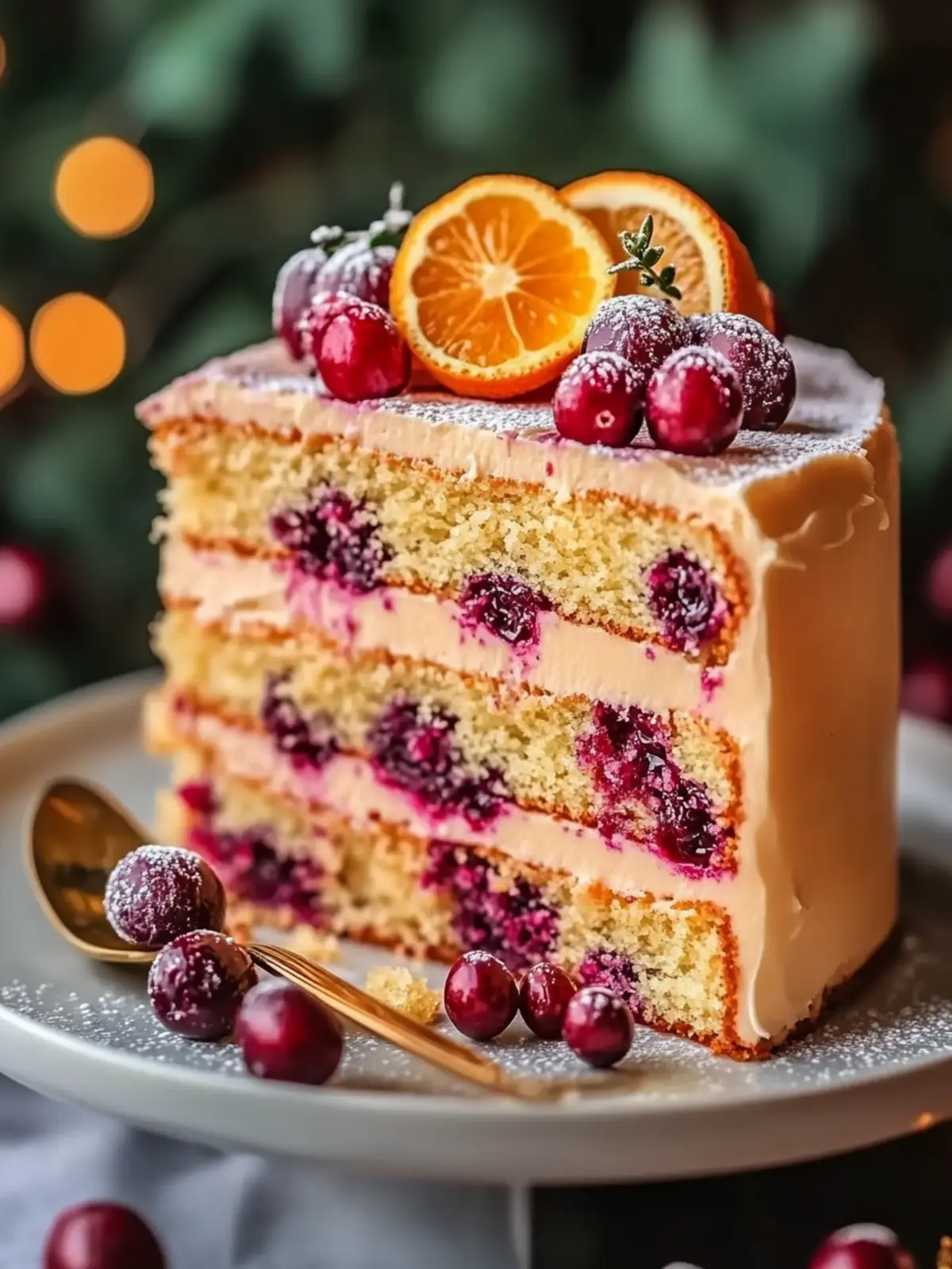 Cranberry Orange Layer Cake: Celebrate with Citrus Bliss 4 Cranberry Orange Layer Cake