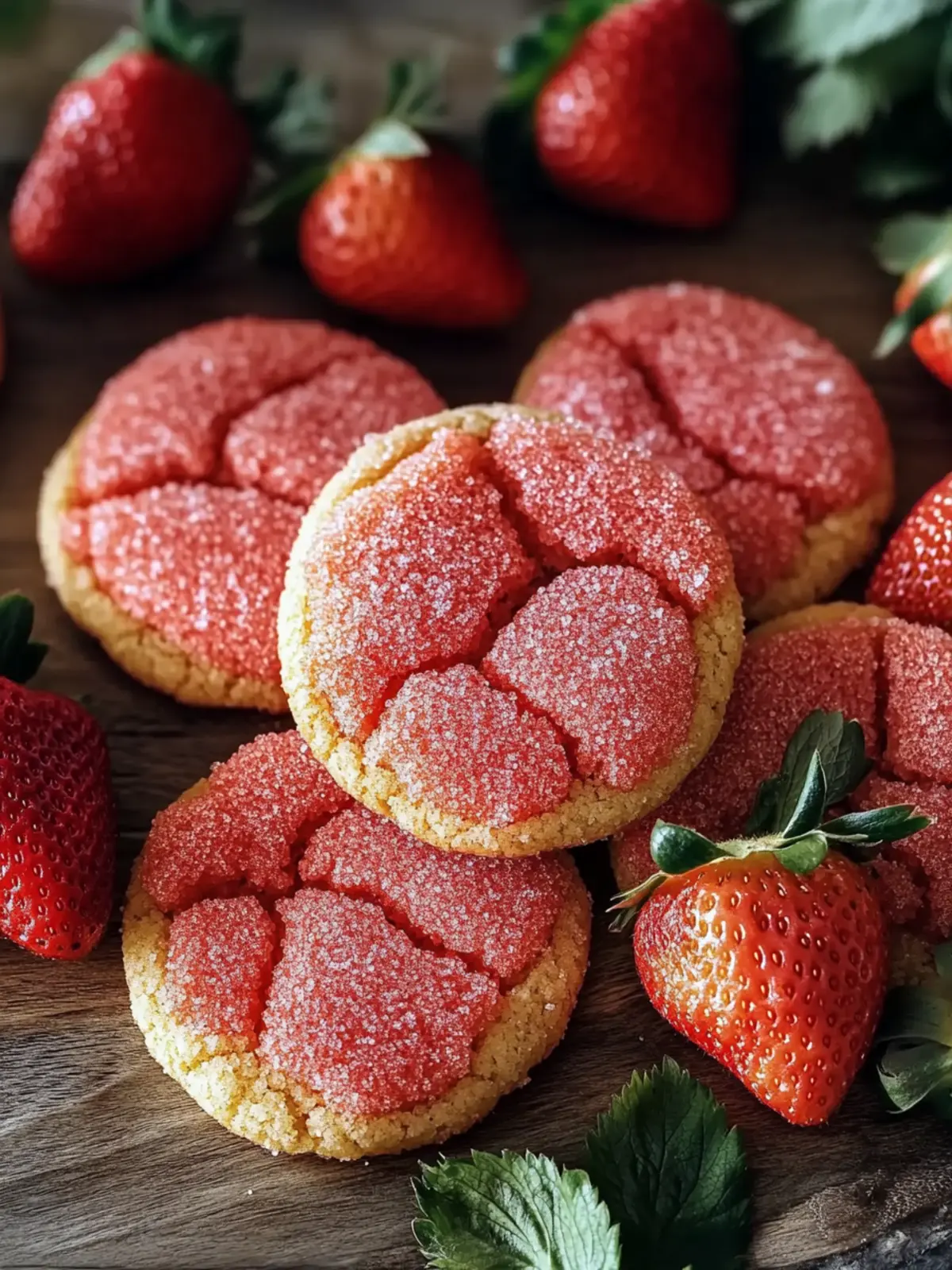 Delightful Strawberry Sugar Cookies Perfect for Any Gathering 3 Strawberry Sugar Cookies
