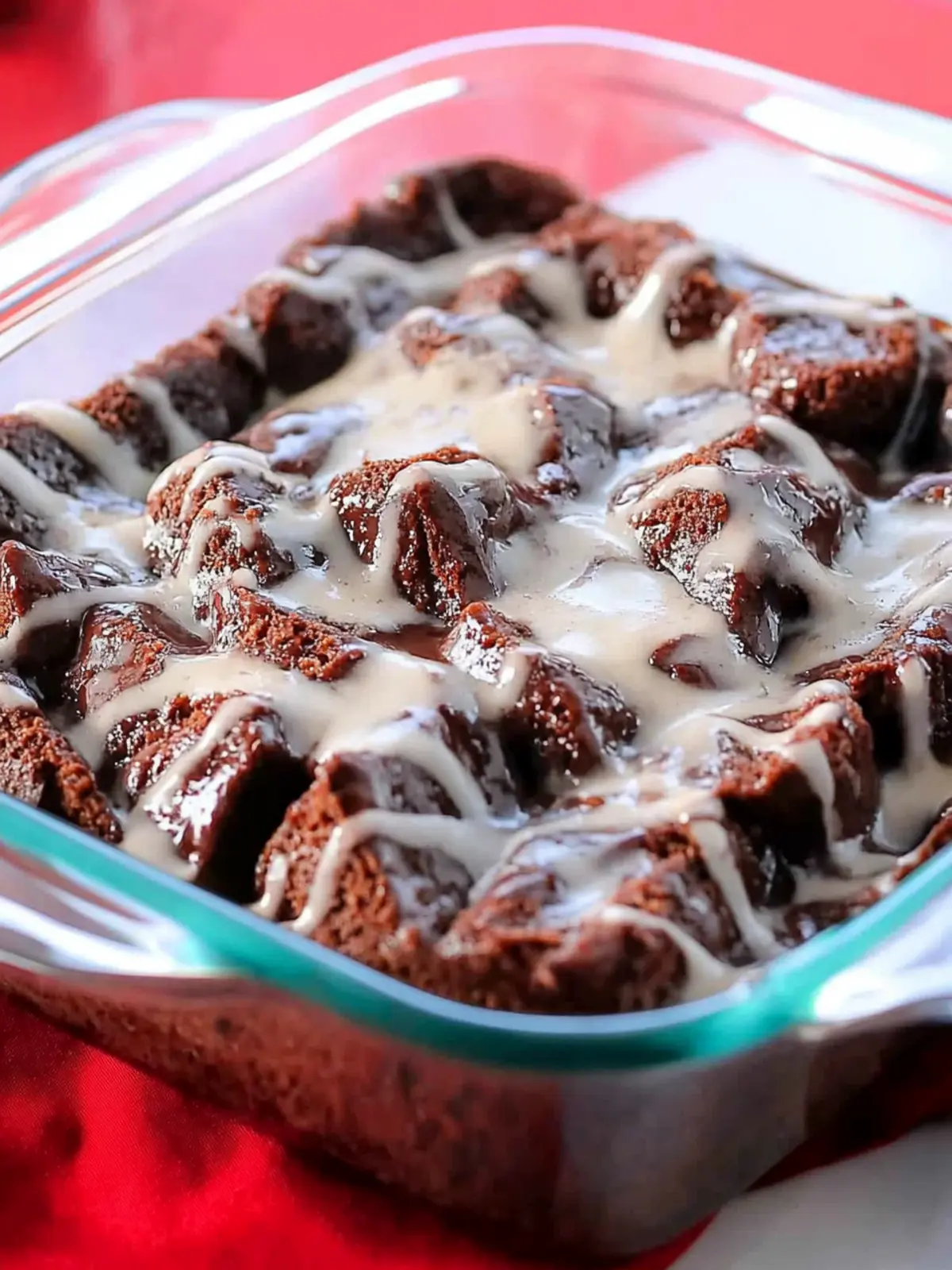 Decadent Peppermint Chocolate Bread Pudding to Warm Your Heart 3 Peppermint Chocolate Bread Pudding