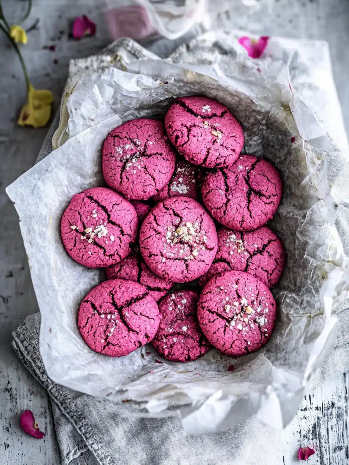 Delightful Rose & Beet Pink Cookies for a Sweet Valentine’s Treat 4 Rose & Beet Pink Cookies