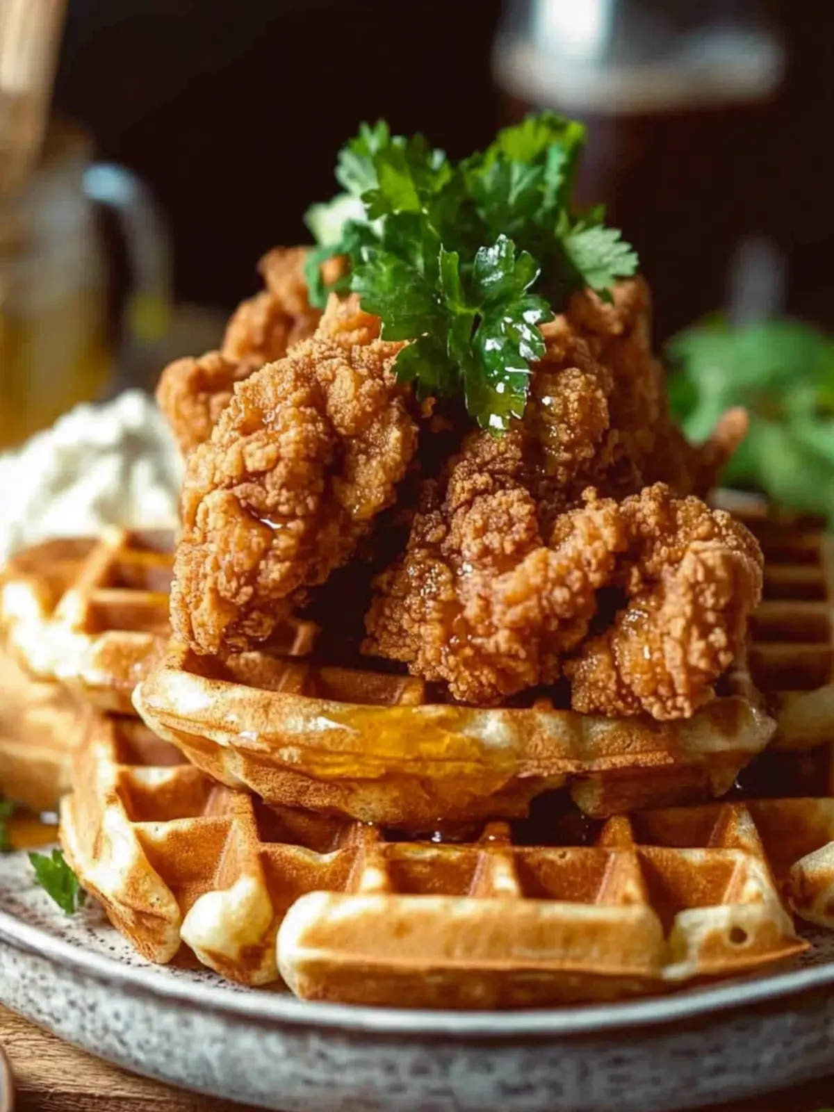 Crispy Vegan Chicken and Waffles That Everyone Will Love 5 Vegan Chicken and Waffles