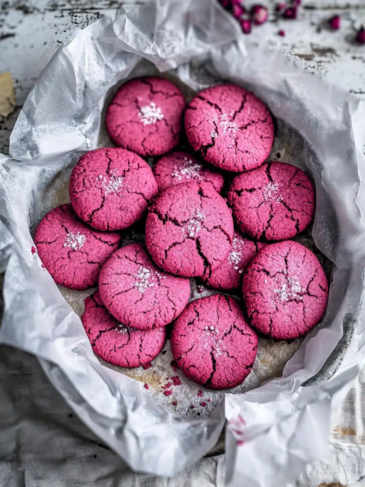 Delightful Rose & Beet Pink Cookies for a Sweet Valentine’s Treat 3 Rose & Beet Pink Cookies