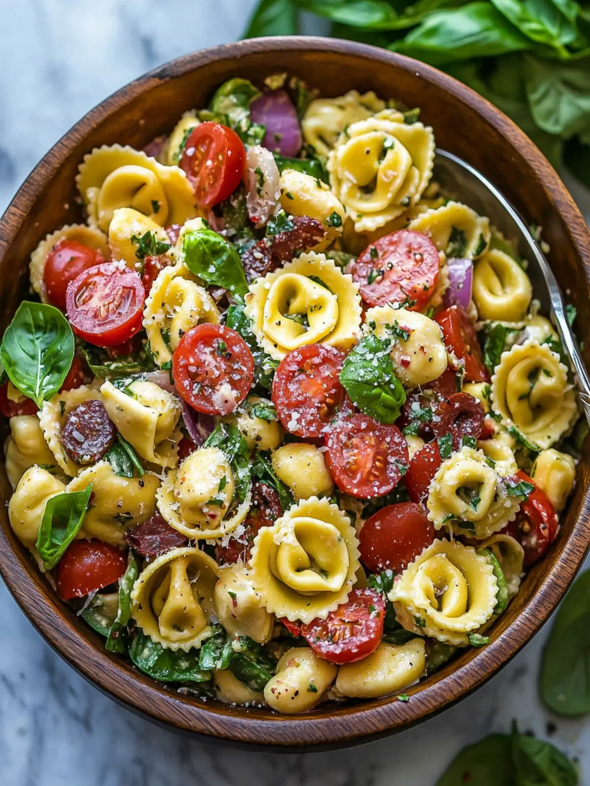 Delicious Tortellini Pasta Salad Perfect for Summer Parties 2 Tortellini Pasta Salad
