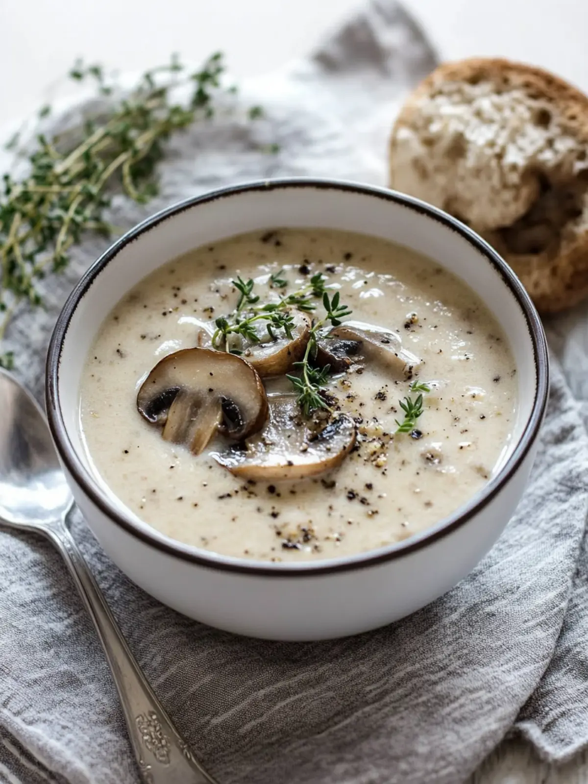 Cream of Mushroom Soup That's Rich, Creamy, and Irresistible 2 Cream of Mushroom Soup