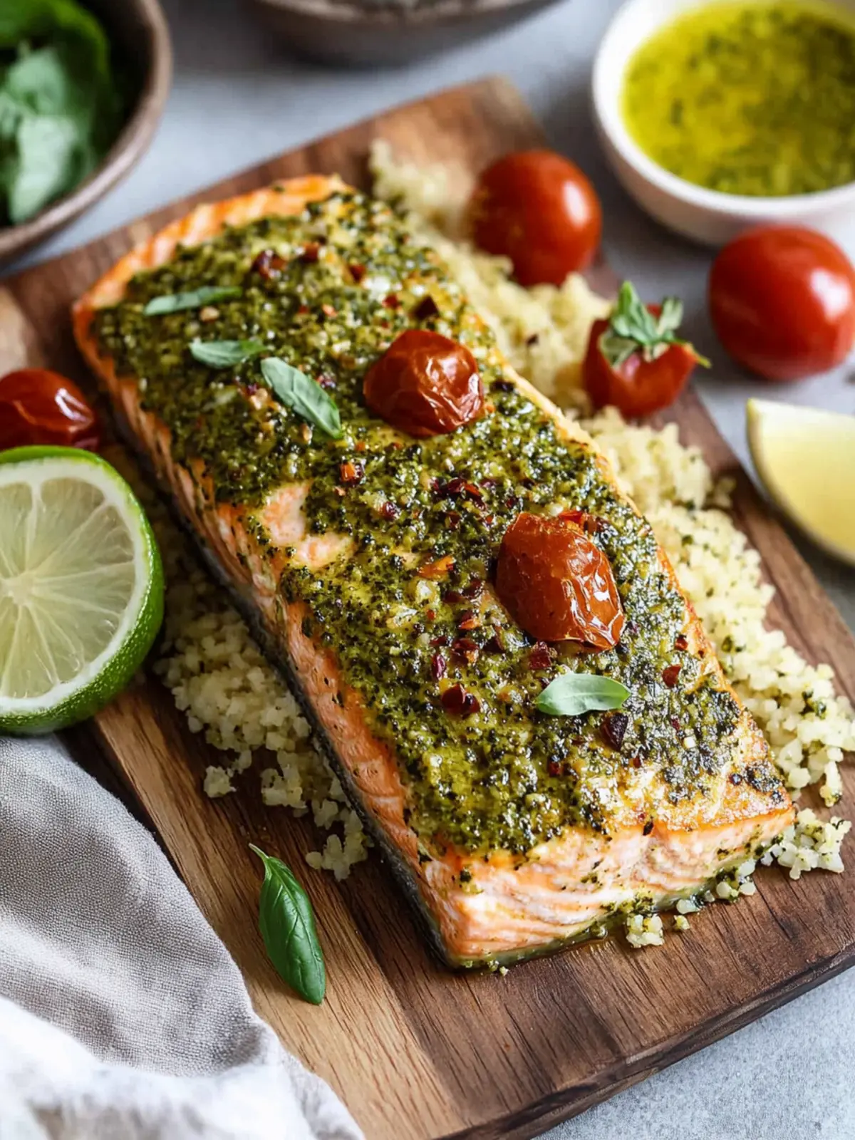 Baked Pesto Salmon That Will Elevate Your Dinner Game 2 Baked Pesto Salmon