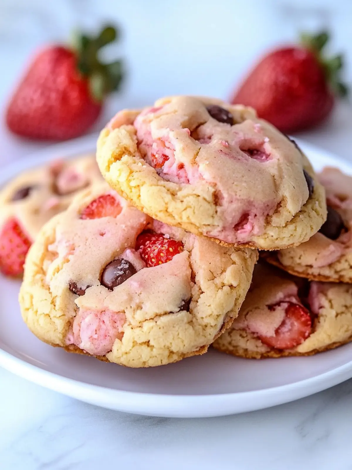 Soft and Chewy Strawberry Cookies You'll Love to Bake 5 Strawberry Cookies