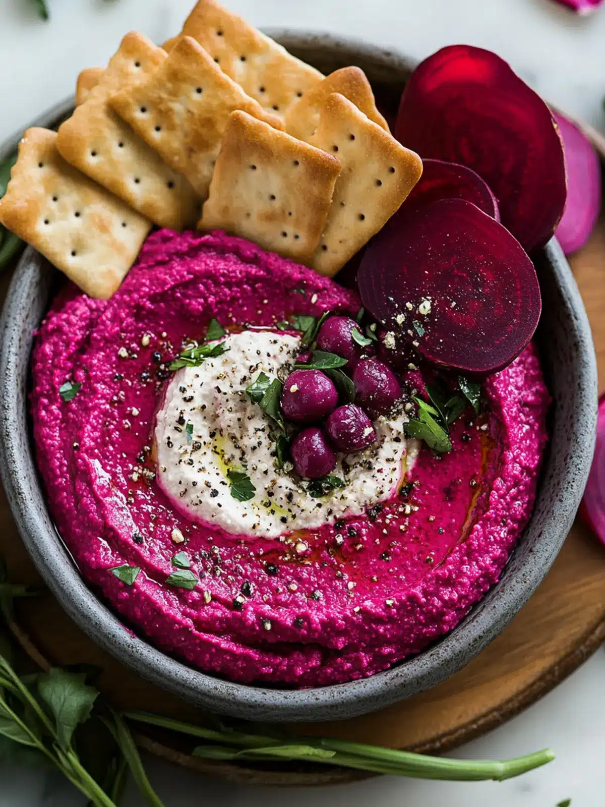Brighten Your Table with a Beet Hummus Platter Delight 4 Beet Hummus Platter
