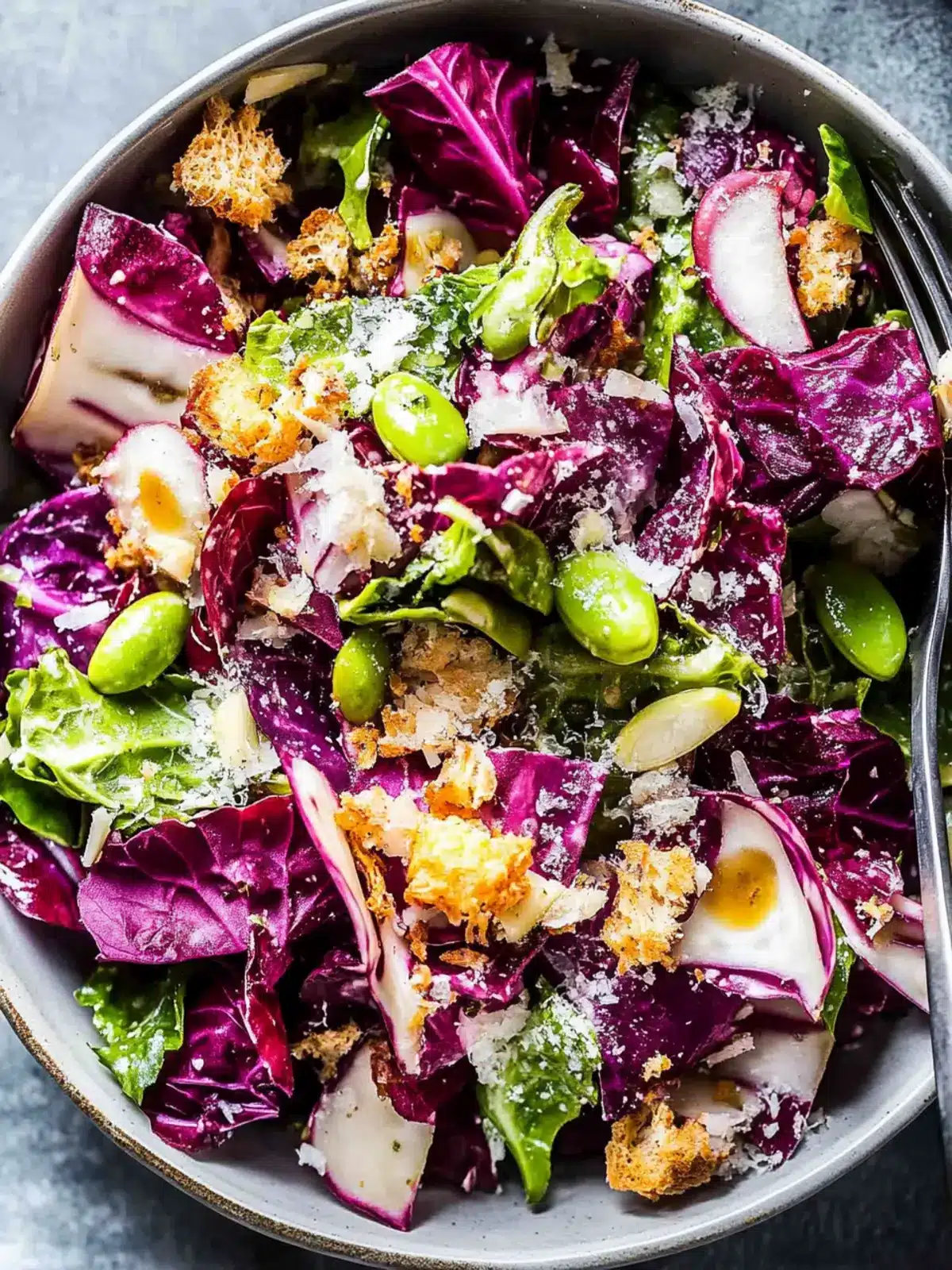 Delicious Italian Radicchio Salad with Creamy Lemon Twist 2 Italian Radicchio Salad
