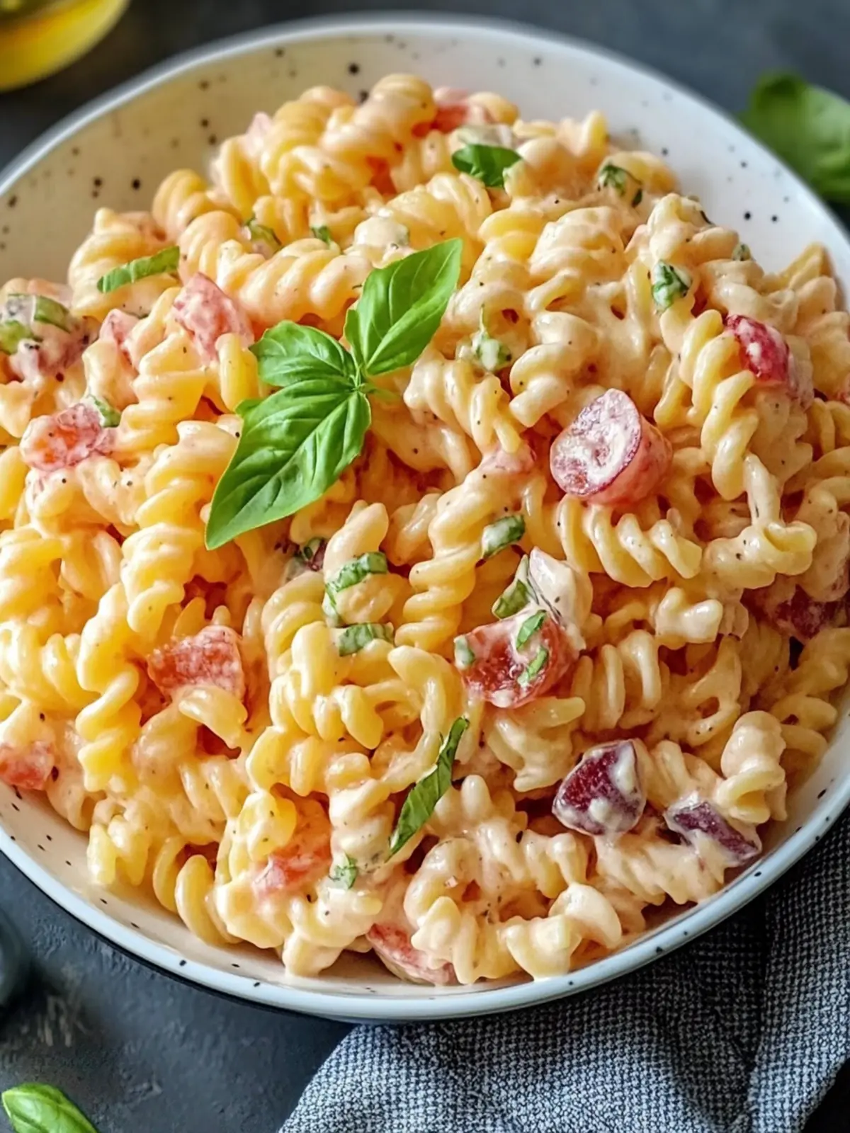 Creamy Pink Cadillac Pasta Salad for Vibrant Summer Gatherings 2 Pink Cadillac Pasta Salad