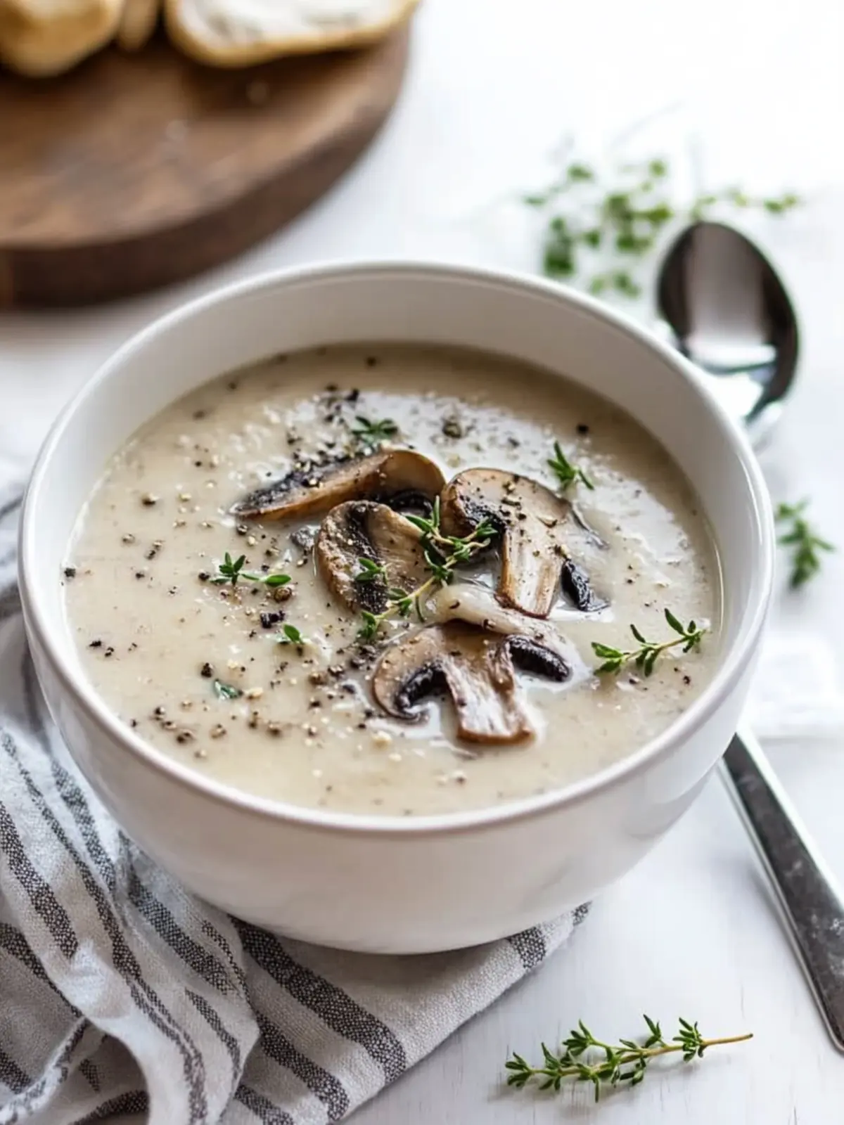 Cream of Mushroom Soup That's Rich, Creamy, and Irresistible 5 Cream of Mushroom Soup