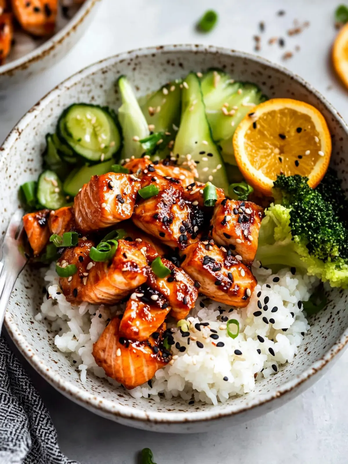 Crispy Orange Salmon Bowls That Will Brighten Your Day 5 Crispy Orange Salmon Bowls