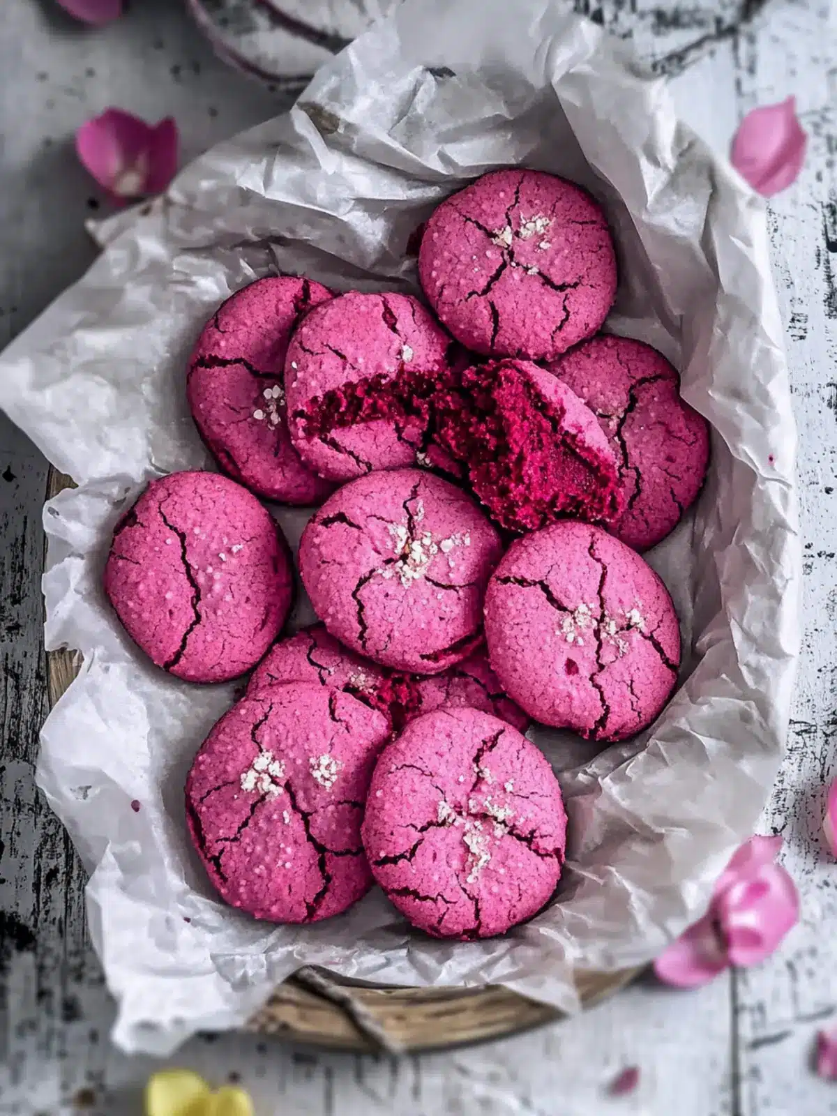 Delightful Rose & Beet Pink Cookies for a Sweet Valentine’s Treat 5 Rose & Beet Pink Cookies