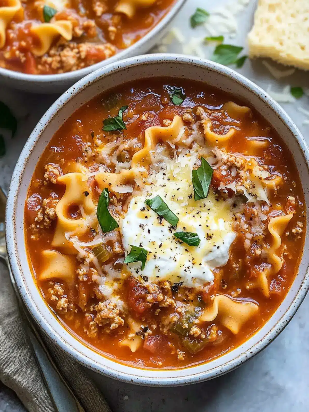 Cozy Easy Lasagna Soup for Quick Family Dinners 5 Easy Lasagna Soup
