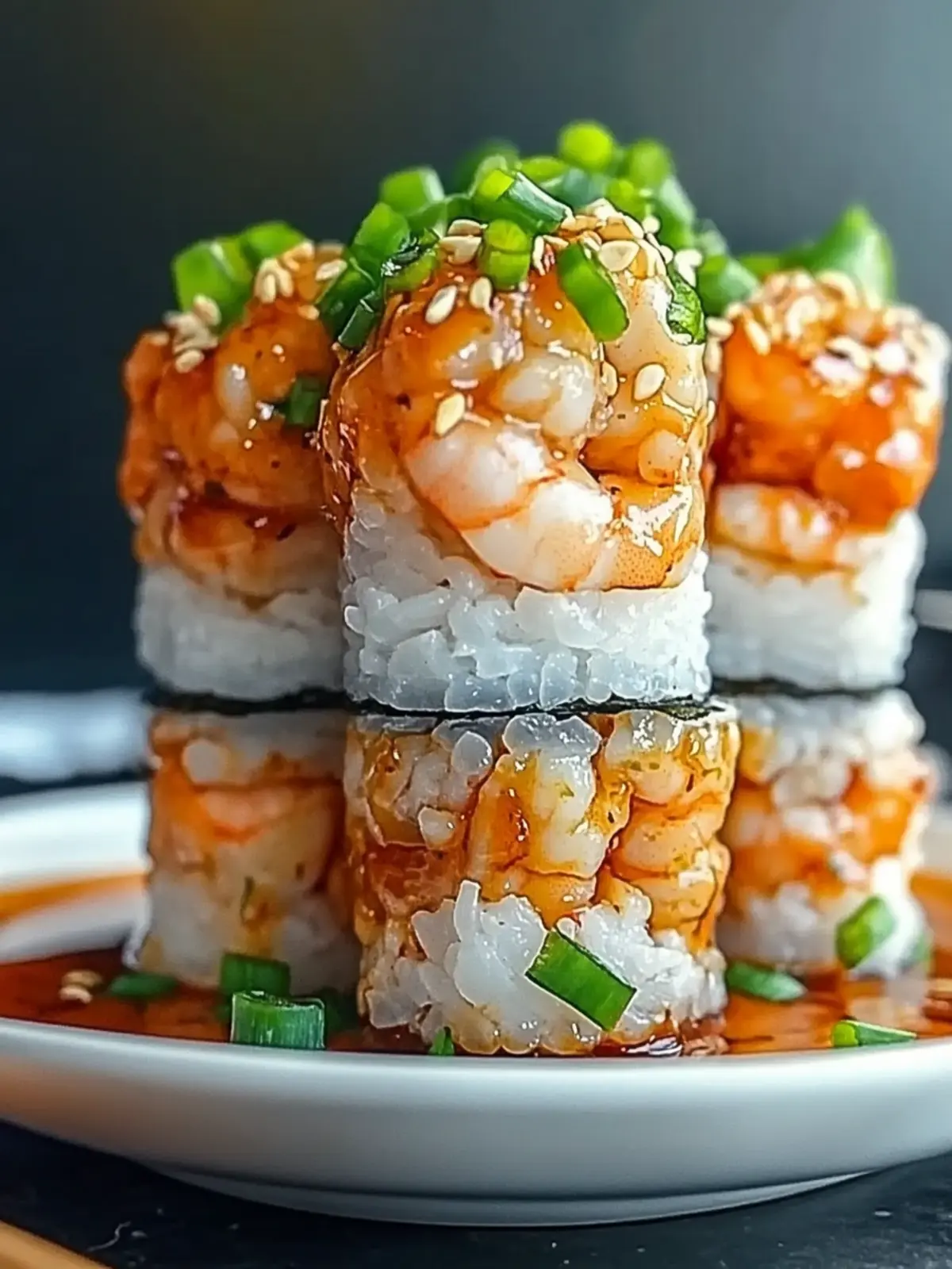 Spicy Shrimp Sushi Stacks: Elevate Your Dinner Game Today 3 Spicy Shrimp Sushi Stacks