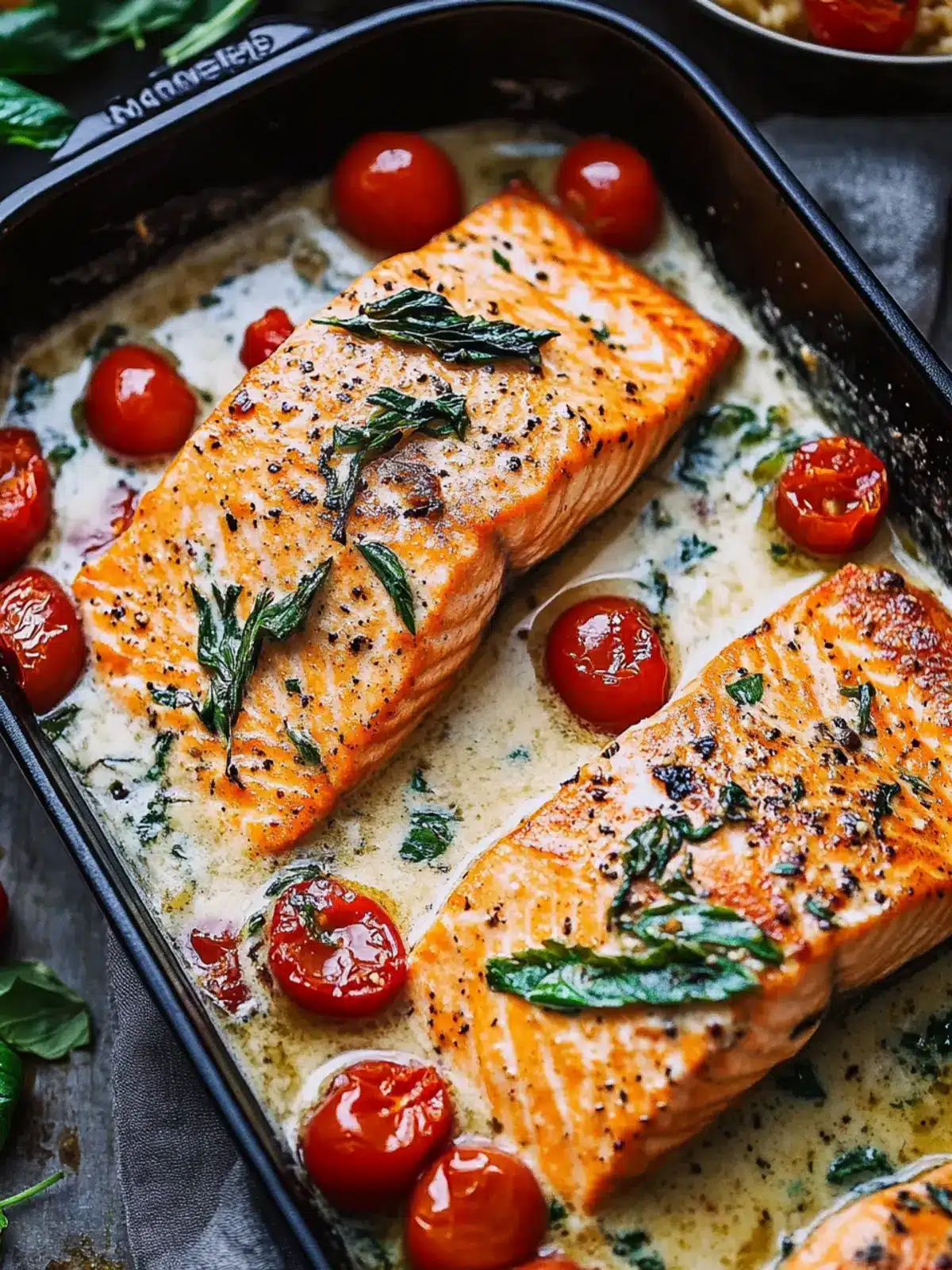 Creamy Tuscan Salmon: A Luxurious Dinner Delight 2 Creamy Tuscan Salmon