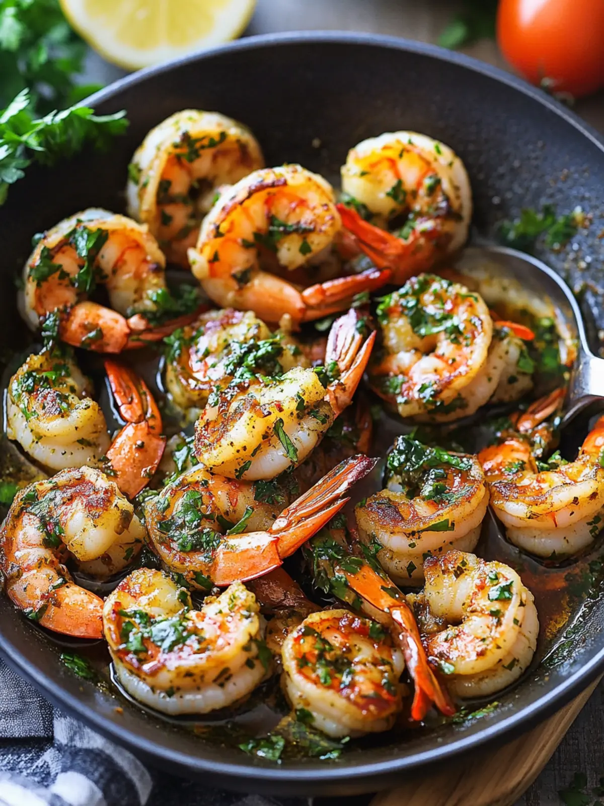 Flavor-Packed Pan Seared Chimichurri Shrimp for Quick Dinners 4 Pan Seared Chimichurri Shrimp