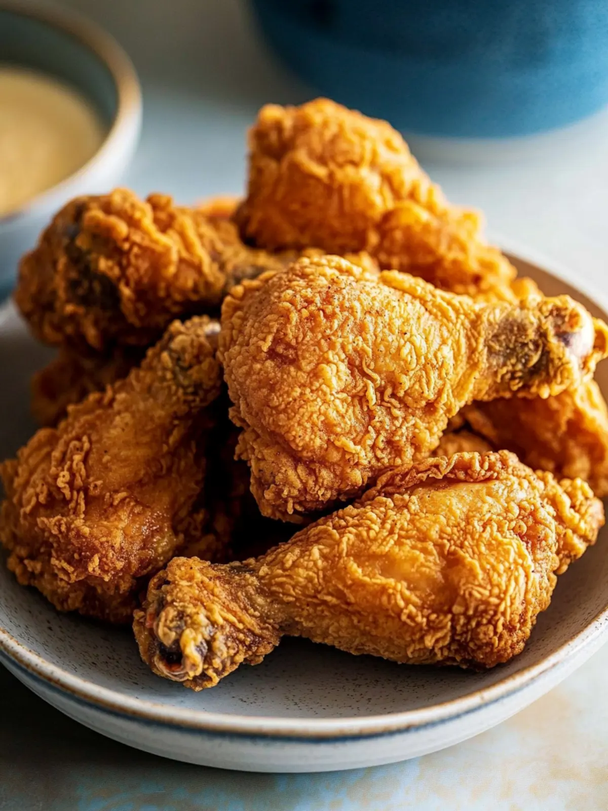 Crispy Fried Chicken Magic: No Buttermilk Needed! 2 Fried Chicken