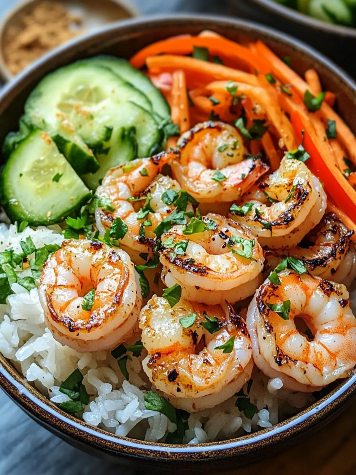 Savory Shrimp Rice Bowls with Spicy Mayo in 30 Minutes 2 Shrimp Rice Bowls