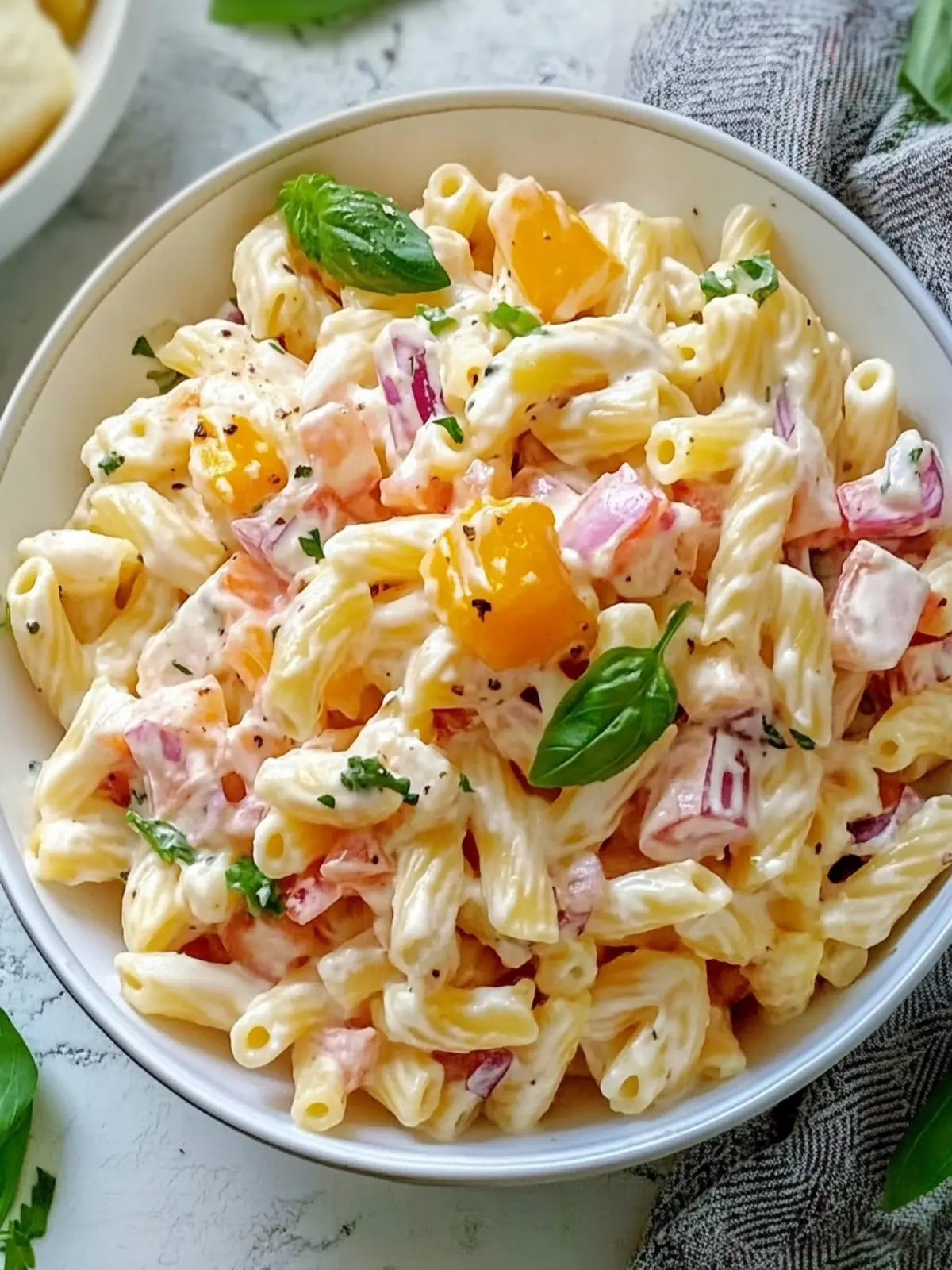 Creamy Pink Cadillac Pasta Salad for Vibrant Summer Gatherings 5 Pink Cadillac Pasta Salad