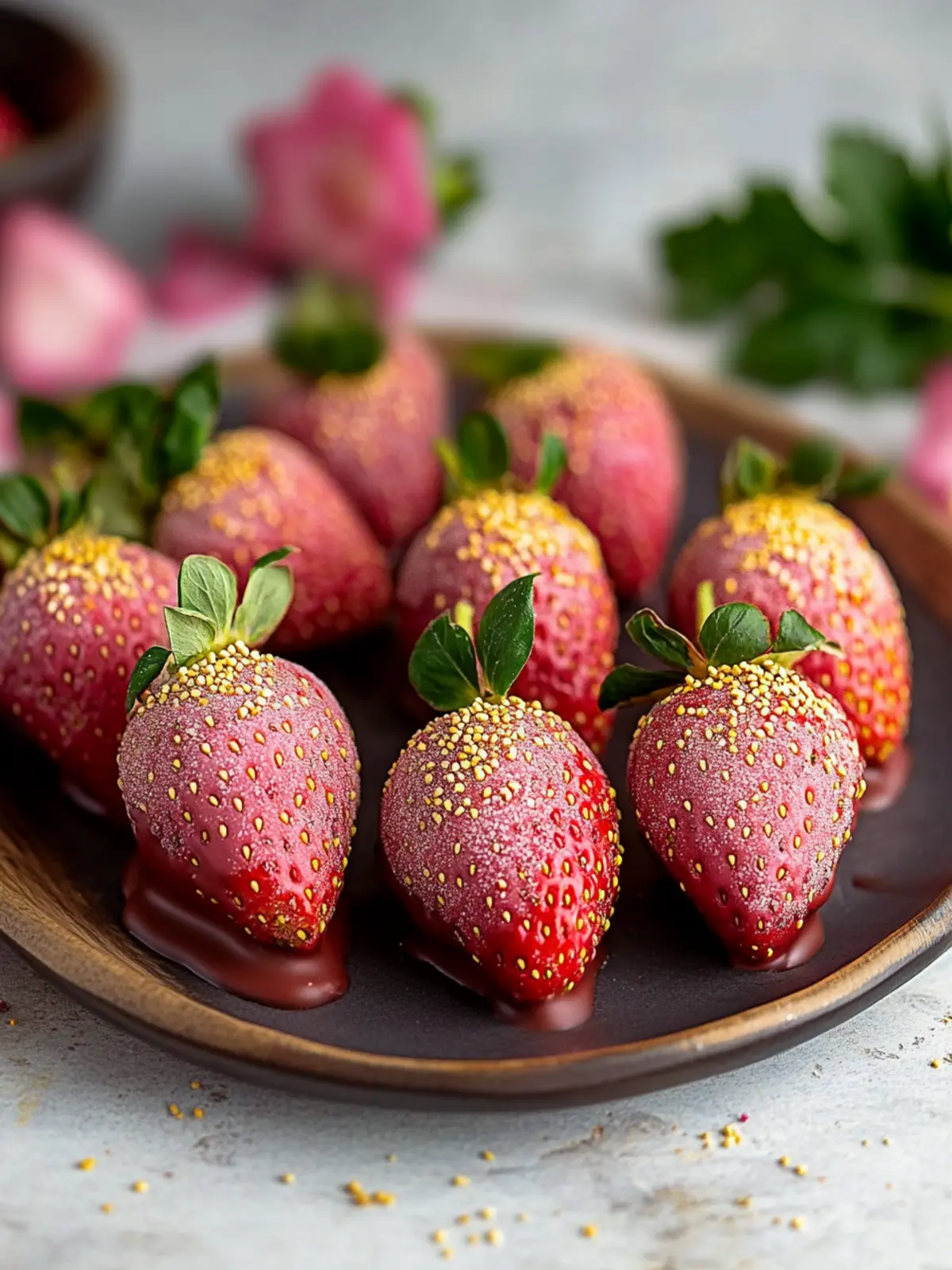 Irresistible Valentine's Chocolate Strawberries in 15 Minutes 3 Valentine’s Chocolate Strawberries