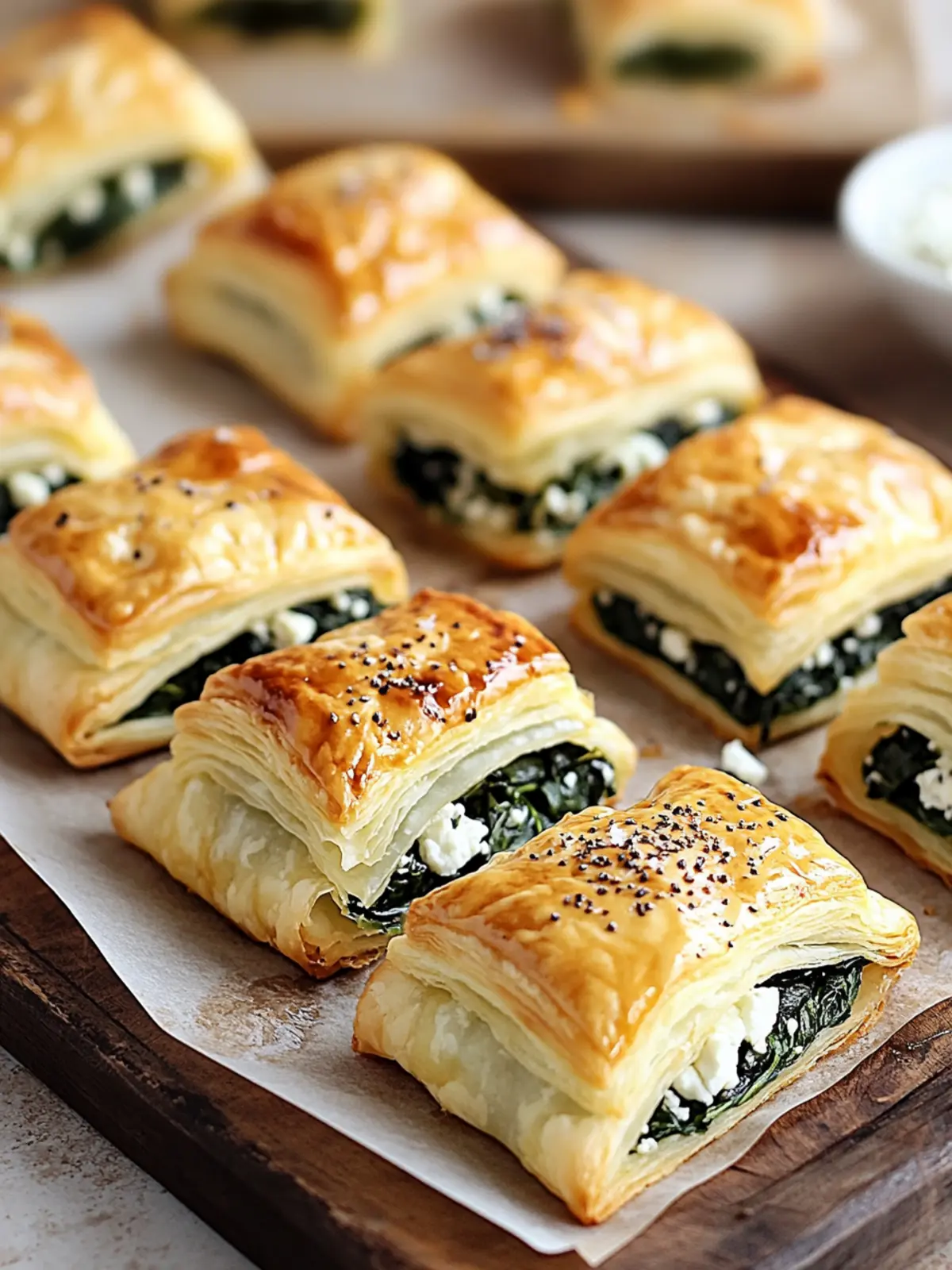 Delicious Spinach and Feta Puff Pastry Bites You’ll Love 2 Spinach and Feta Puff Pastry Bites