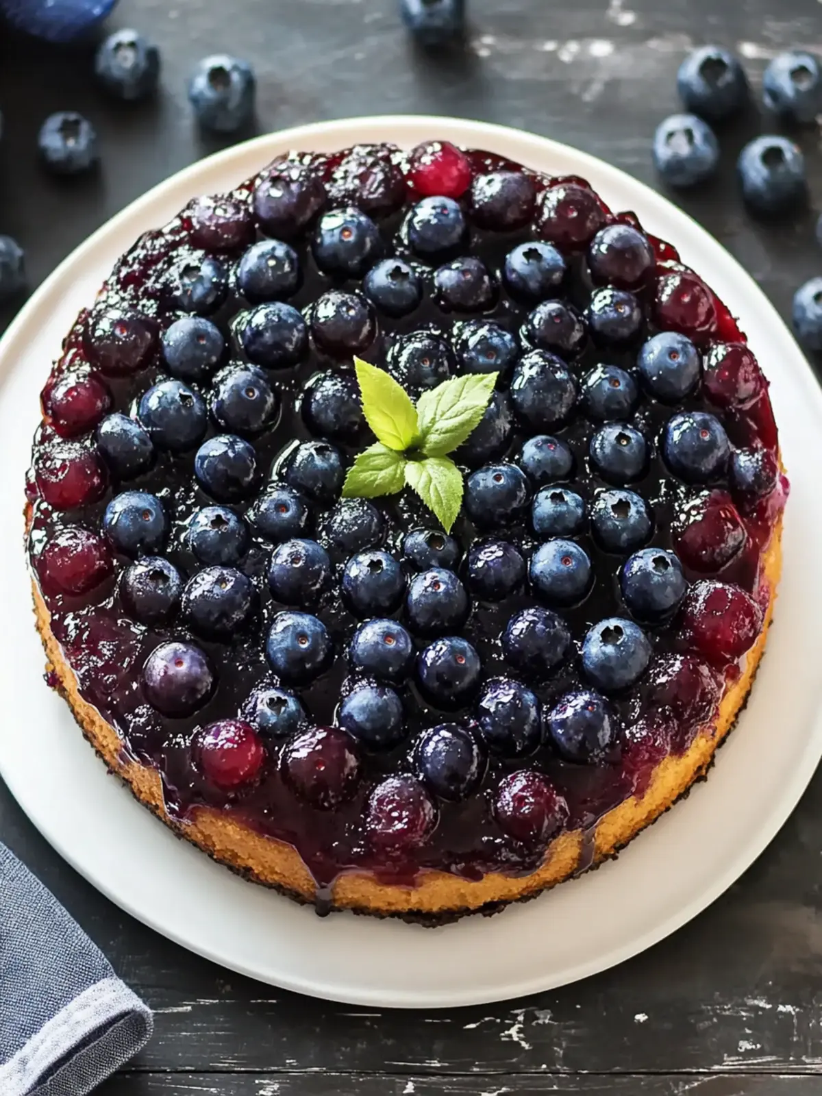 Irresistible Blueberry Upside Down Cake That's Easy to Make 3 Blueberry Upside Down Cake