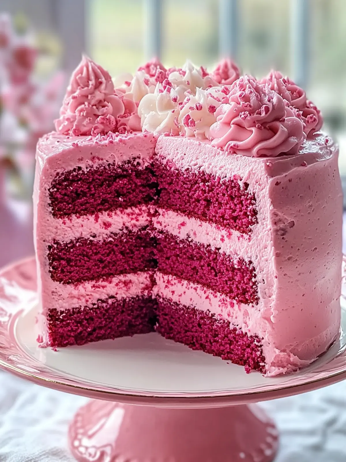 Delightful Mother’s Day Pink Velvet Cake That Stuns and Satisfies 5 Mother’s Day Pink Velvet Cake