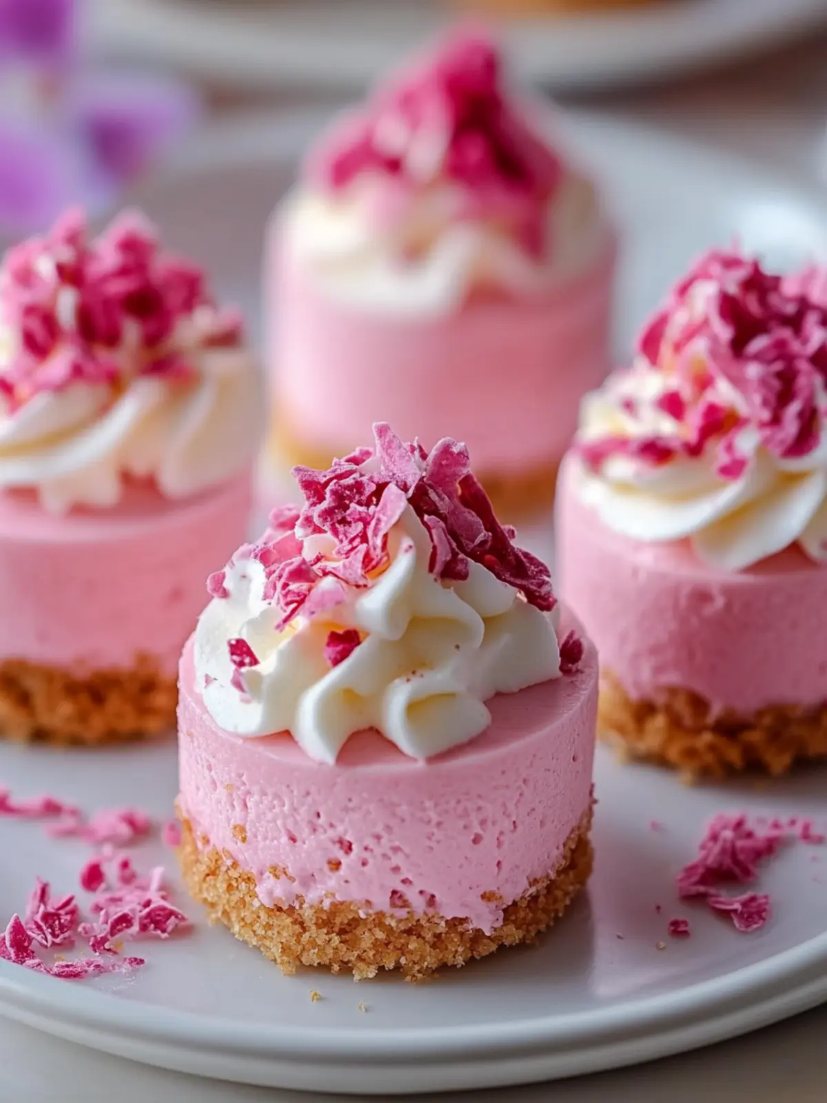 Pink Velvet Cheesecake Bites: Effortless Sweetness for All 4 Pink Velvet Cheesecake Bites