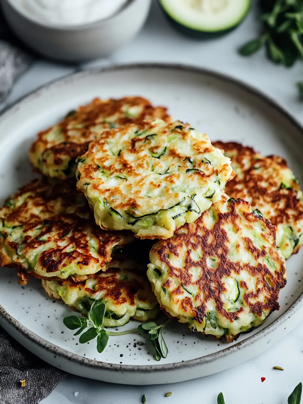 Crispy Zucchini Fritters You Will Crave Every Time 4 Zucchini Fritters