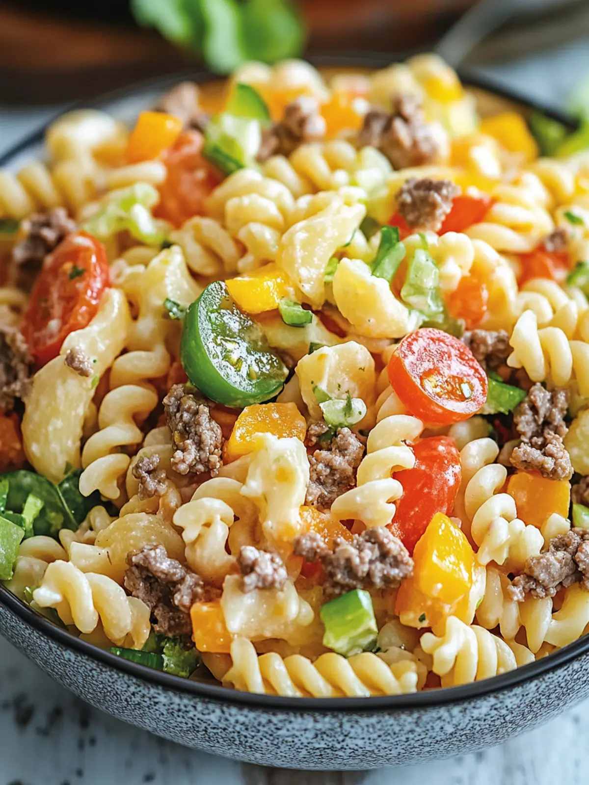 Big Mac Pasta Salad: Fun, Flavorful Twist on a Classic 2 Big Mac Pasta Salad