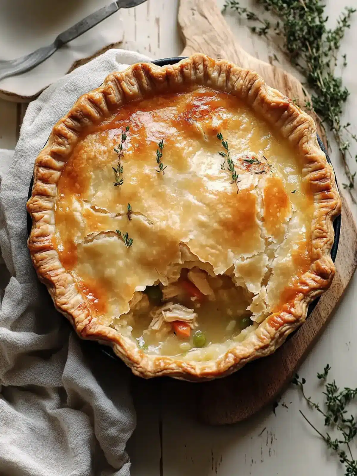 Savory Chicken Pot Pie: Quick Comfort Food for Any Night 5 Chicken Pot Pie