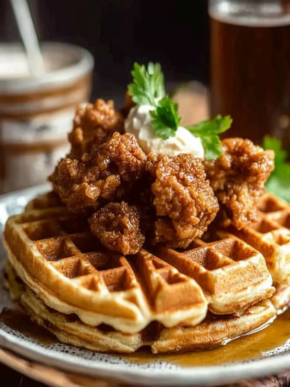 Crispy Vegan Chicken and Waffles That Everyone Will Love 4 Vegan Chicken and Waffles