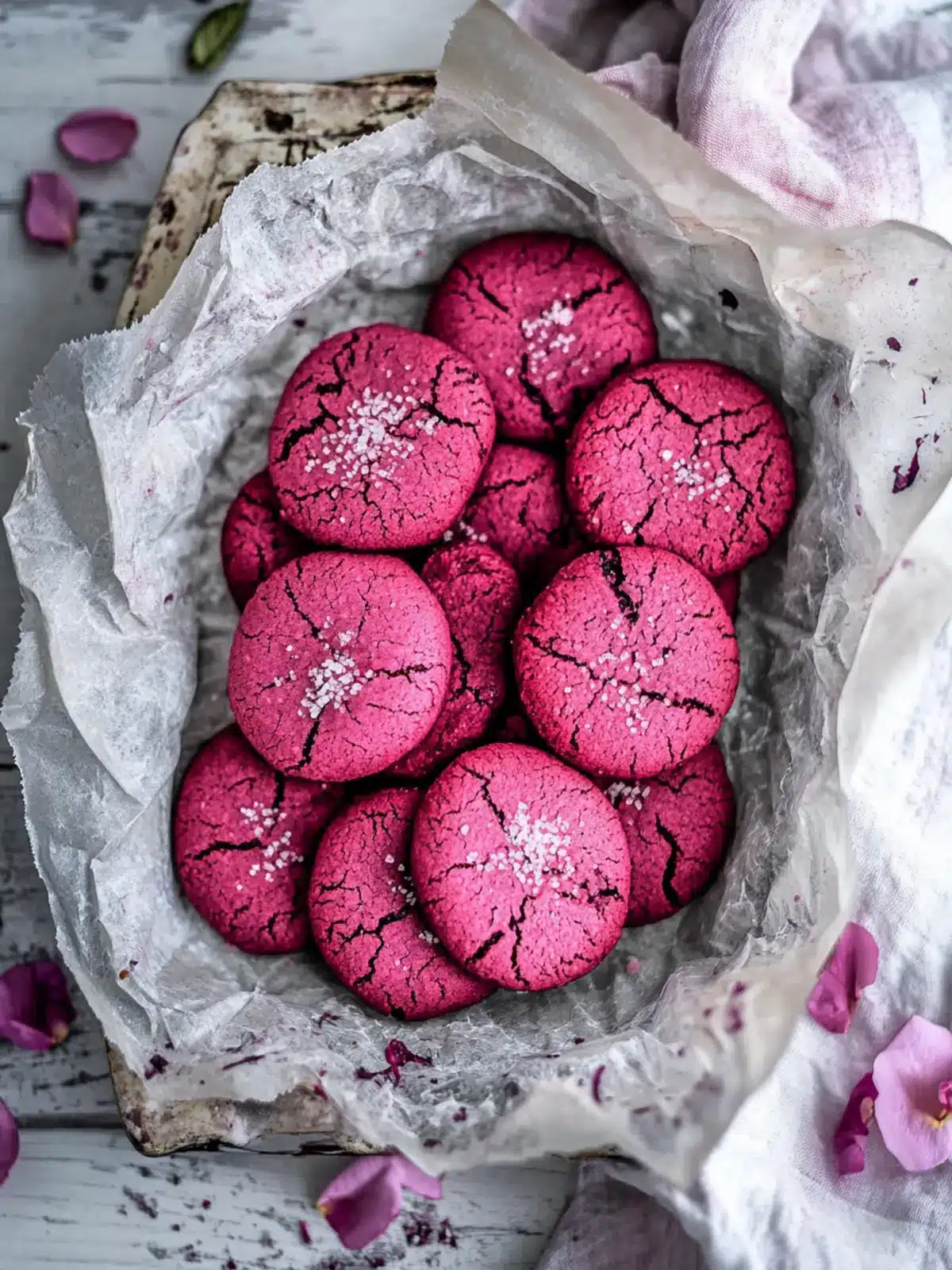 Delightful Rose & Beet Pink Cookies for a Sweet Valentine’s Treat 2 Rose & Beet Pink Cookies