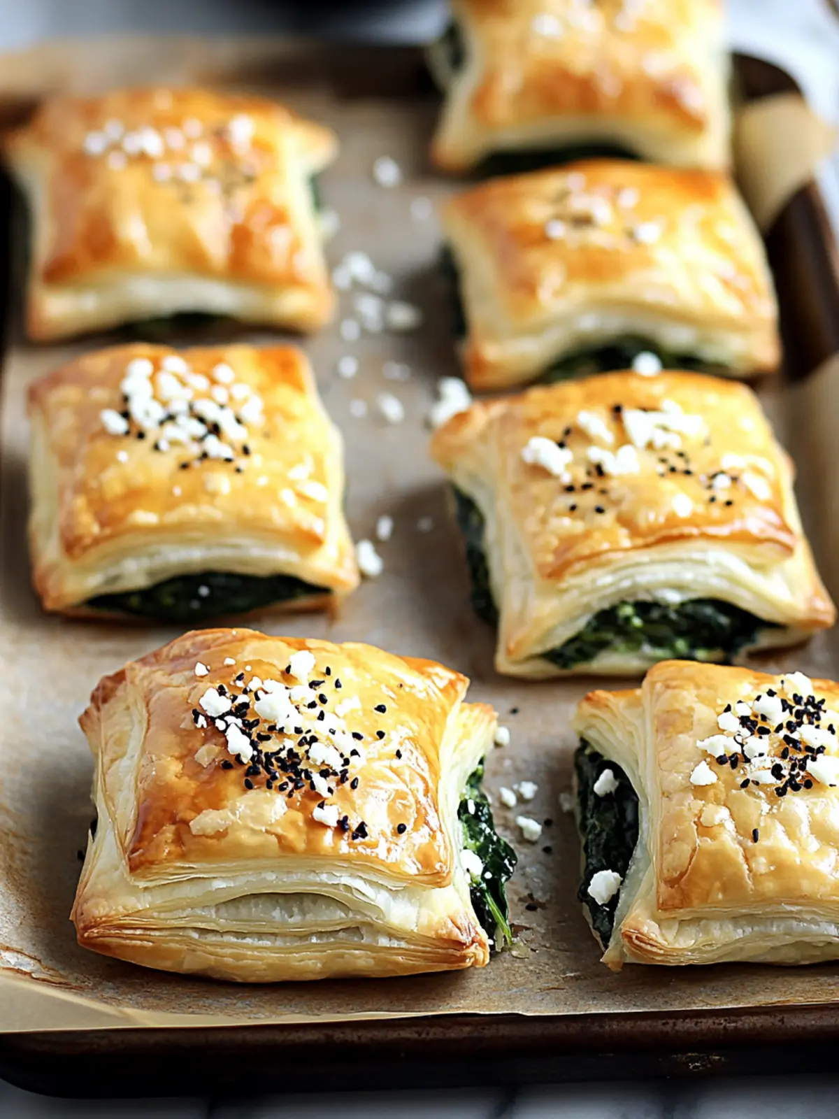 Delicious Spinach and Feta Puff Pastry Bites You’ll Love 3 Spinach and Feta Puff Pastry Bites