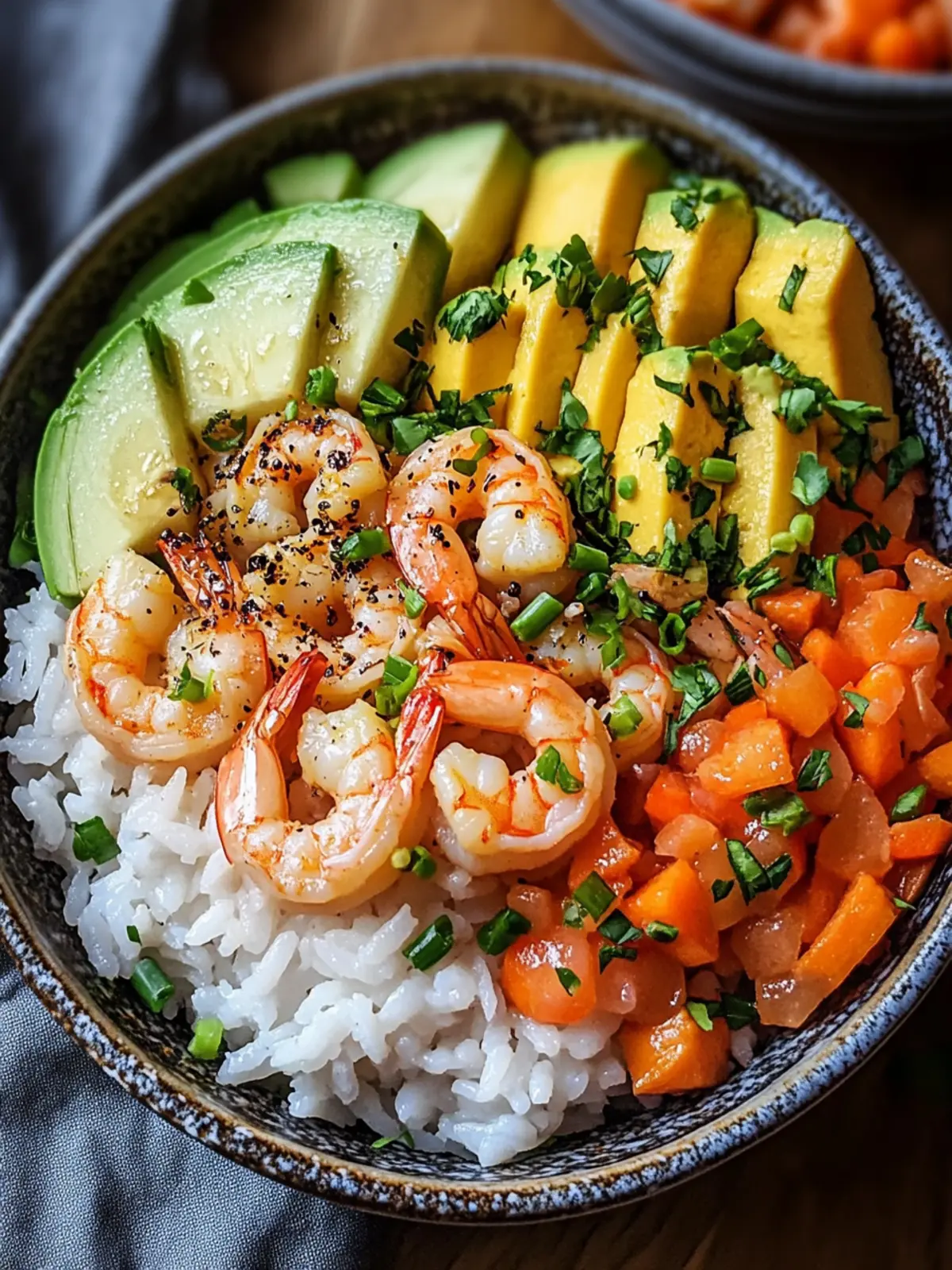 Savory Shrimp Rice Bowls with Spicy Mayo in 30 Minutes 3 Shrimp Rice Bowls