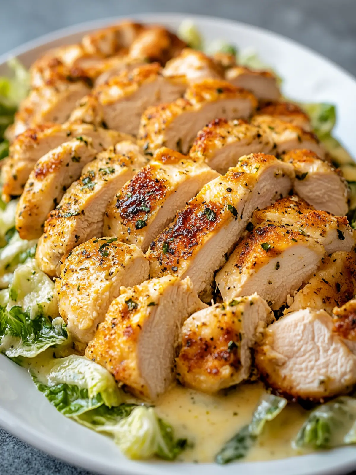 Baked Caesar Chicken with Creamy Parmesan Bliss in 35 Minutes 3 Baked Caesar Chicken