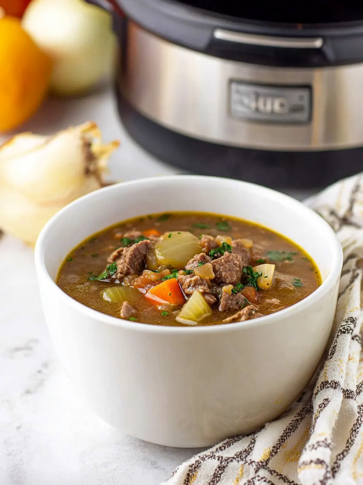 Savory Beef Stew with Onion Soup for Cozy Nights In 2 Beef Stew with Onion Soup