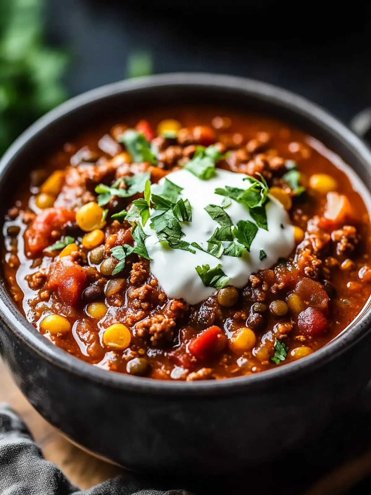 Crockpot Ground Beef and Lentil Chili for Cozy Nights 2 Crockpot Ground Beef and Lentil Chili