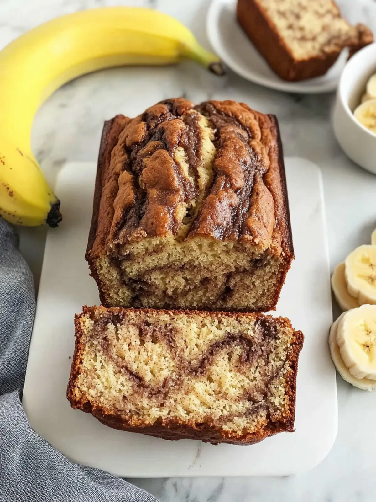 Cinnamon Swirled Banana Bread for Cozy Mornings at Home 3 Cinnamon Swirled Banana Bread
