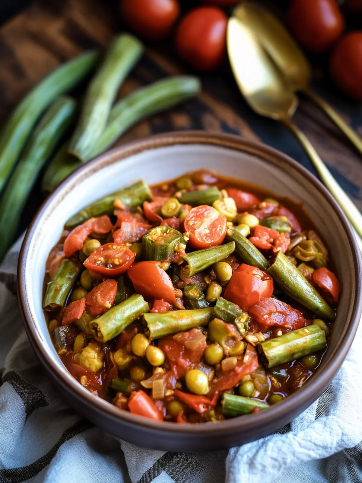 Stewed Okra & Tomatoes