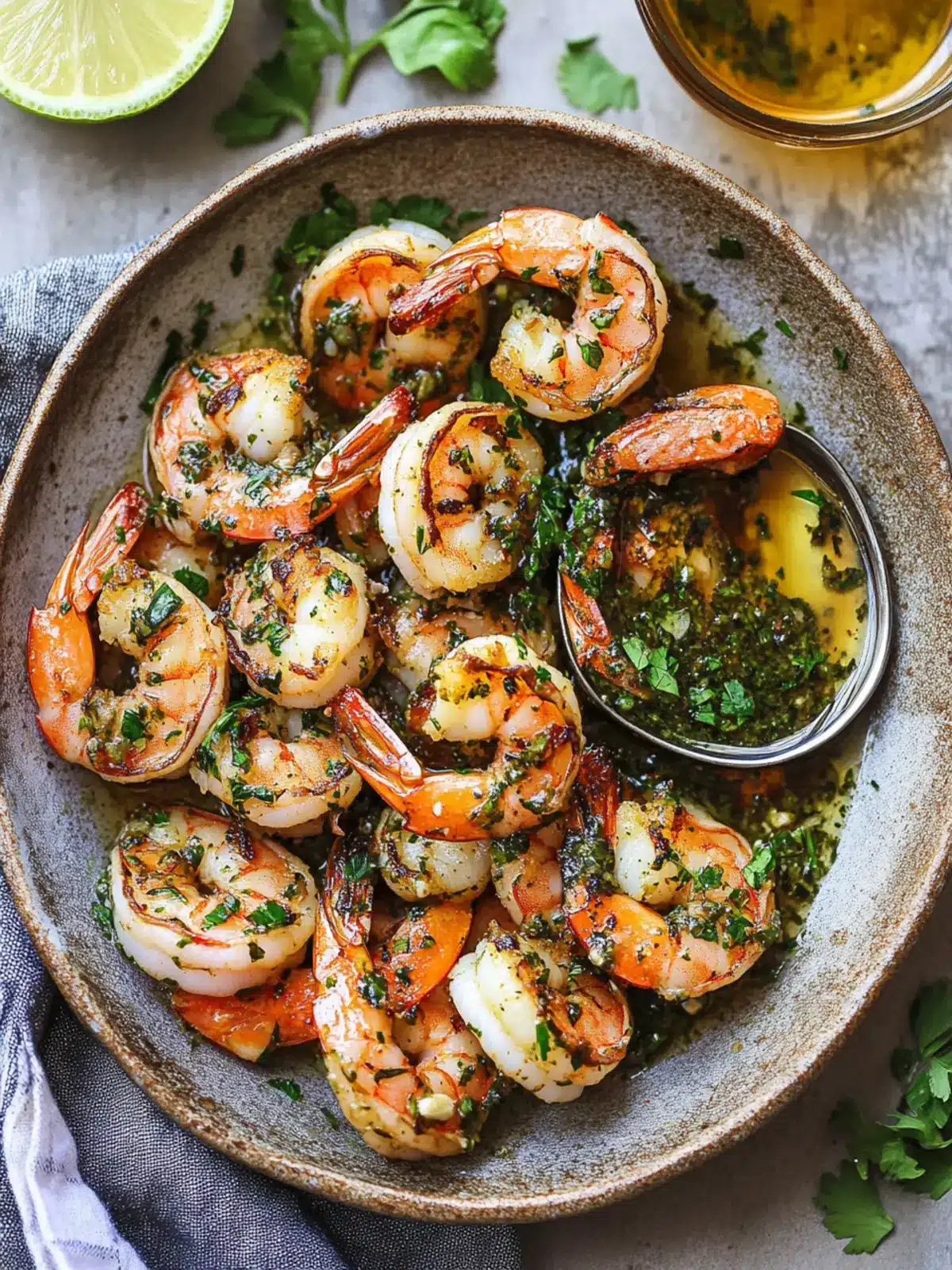 Pan Seared Chimichurri Shrimp for a Flavor-Packed Feast 4 Pan Seared Chimichurri Shrimp