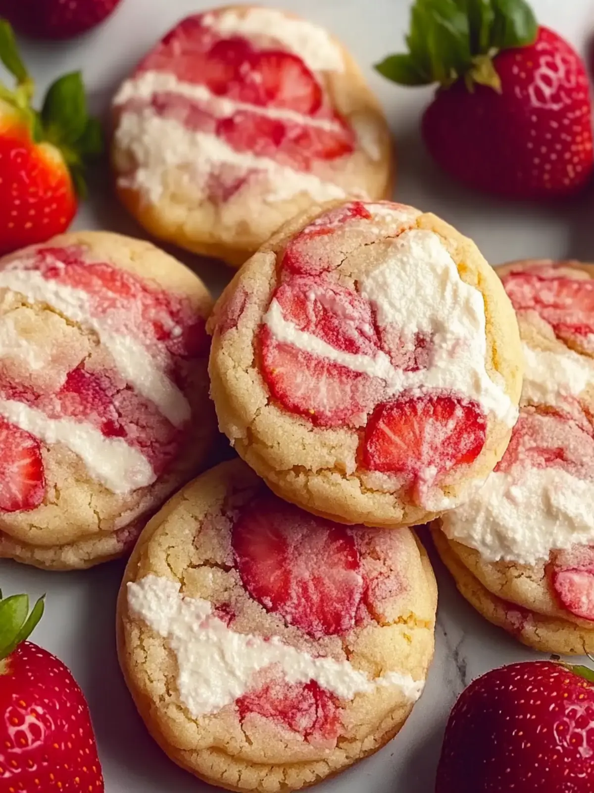 Heavenly Strawberry Cheesecake Cookies for Sweet Moments 3 Strawberry Cheesecake Cookies