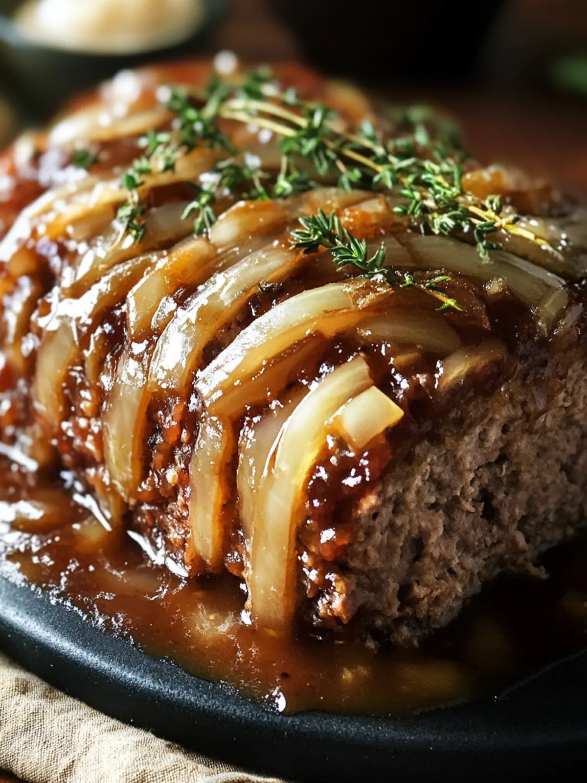 Savory French Onion Meatloaf You'll Crave Every Time 2 French Onion Meatloaf