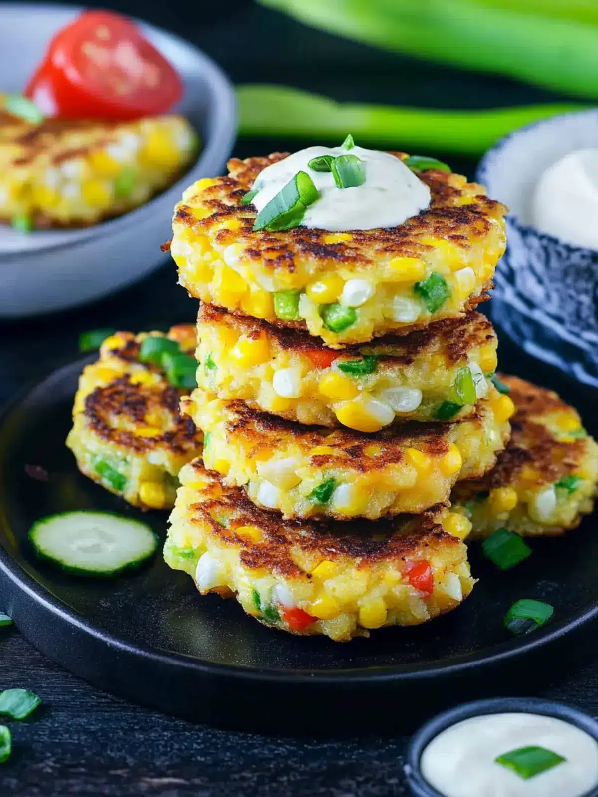 Crispy Vegan Corn Fritters Ready in Just 25 Minutes! 5 Crispy Vegan Corn Fritters