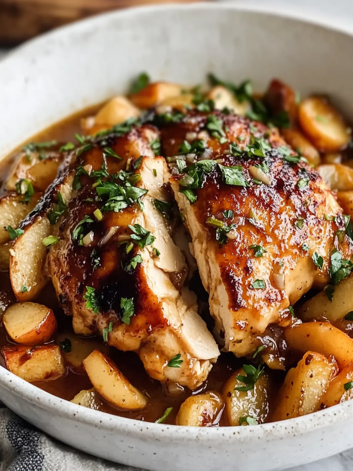 Sticky Apple Cider Chicken with Crunchy Autumn Slaw Delight 4 Sticky Apple Cider Chicken