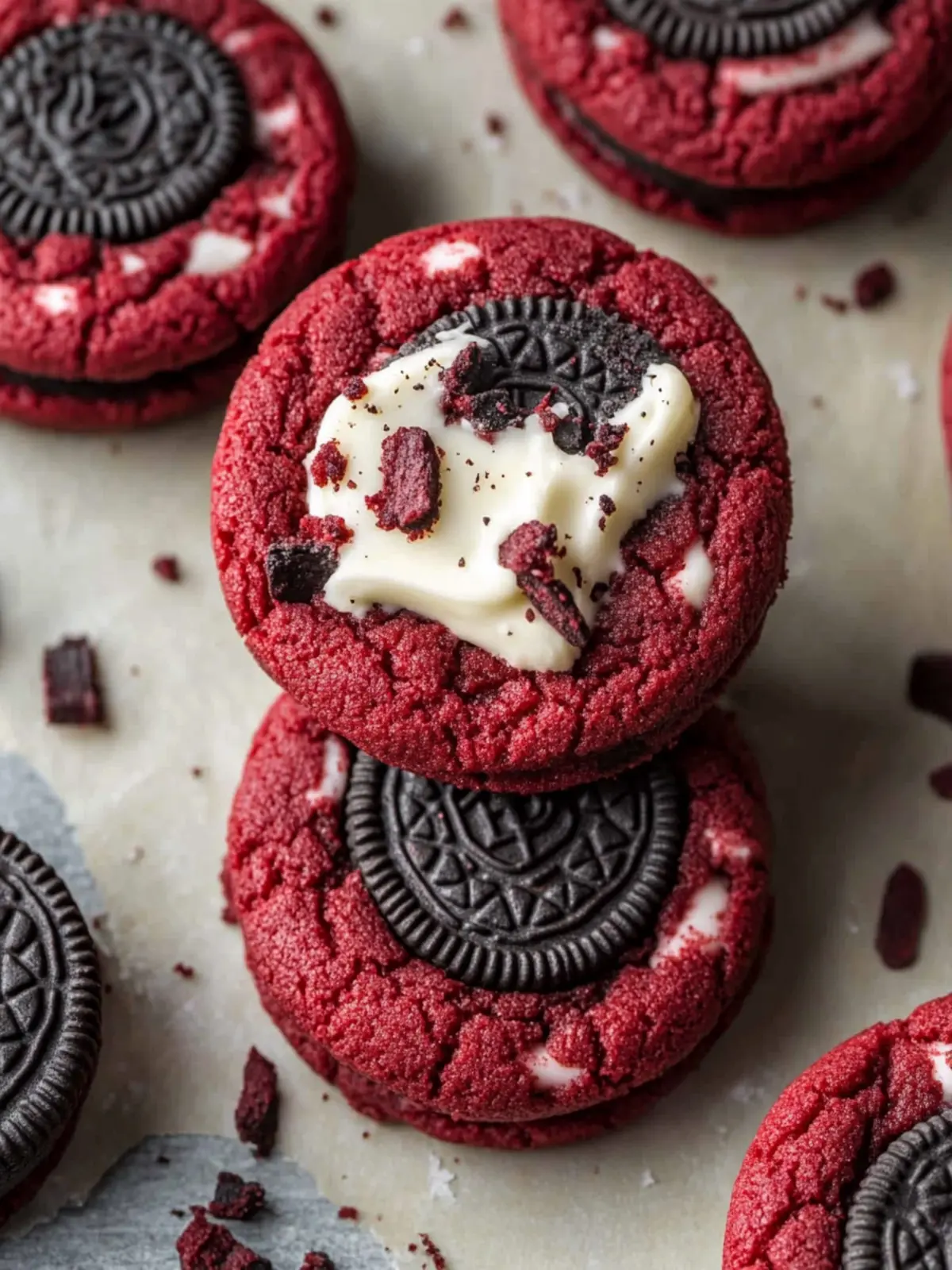 Decadent Red Velvet Oreo Cookies that Wow Every Sweet Tooth 4 Red Velvet Oreo Cookies