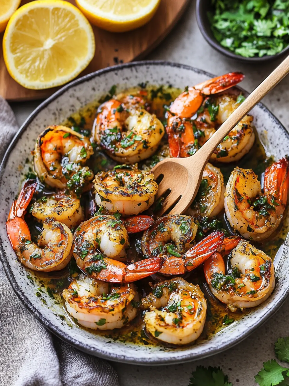 Flavor-Packed Pan Seared Chimichurri Shrimp for Quick Dinners 3 Pan Seared Chimichurri Shrimp