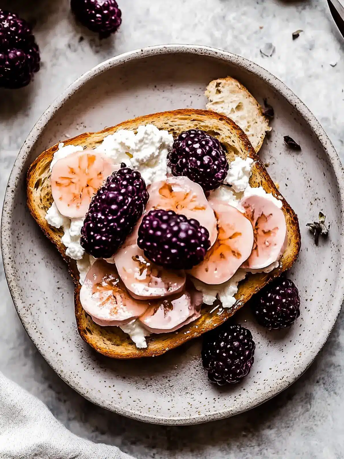 Sweet Ricotta Toast: Indulge in Easy, Creamy Perfection 5 Sweet Ricotta Toast