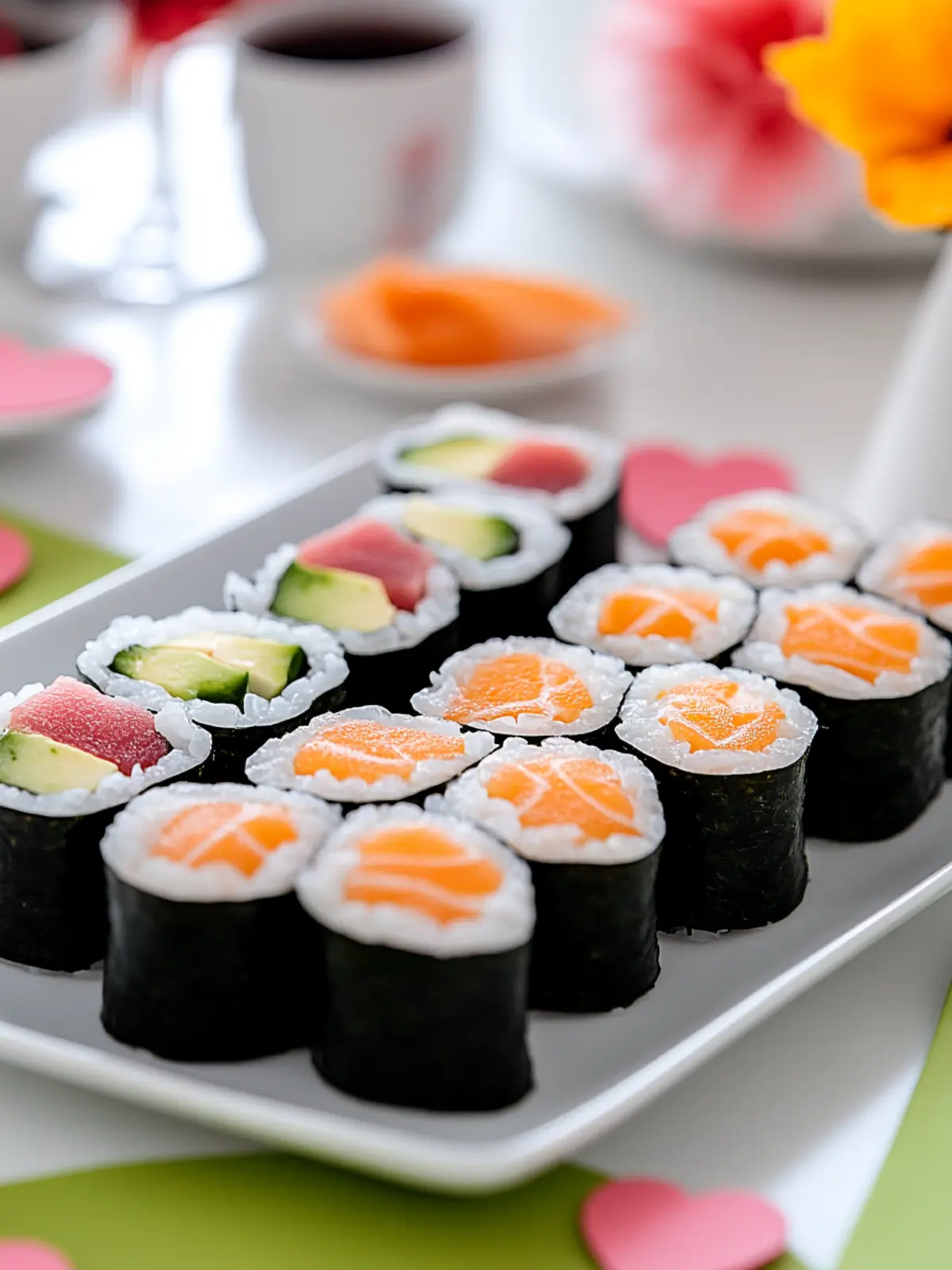 Delicious Valentine’s Day Sushi Rolls for Your Sweetheart 2 Valentine’s Day Sushi Rolls